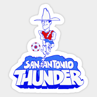 Defunct San Antonio Thunder Soccer Sticker